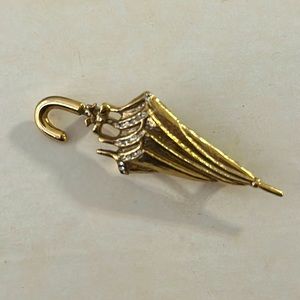 3/$10   Umbrella Brooch